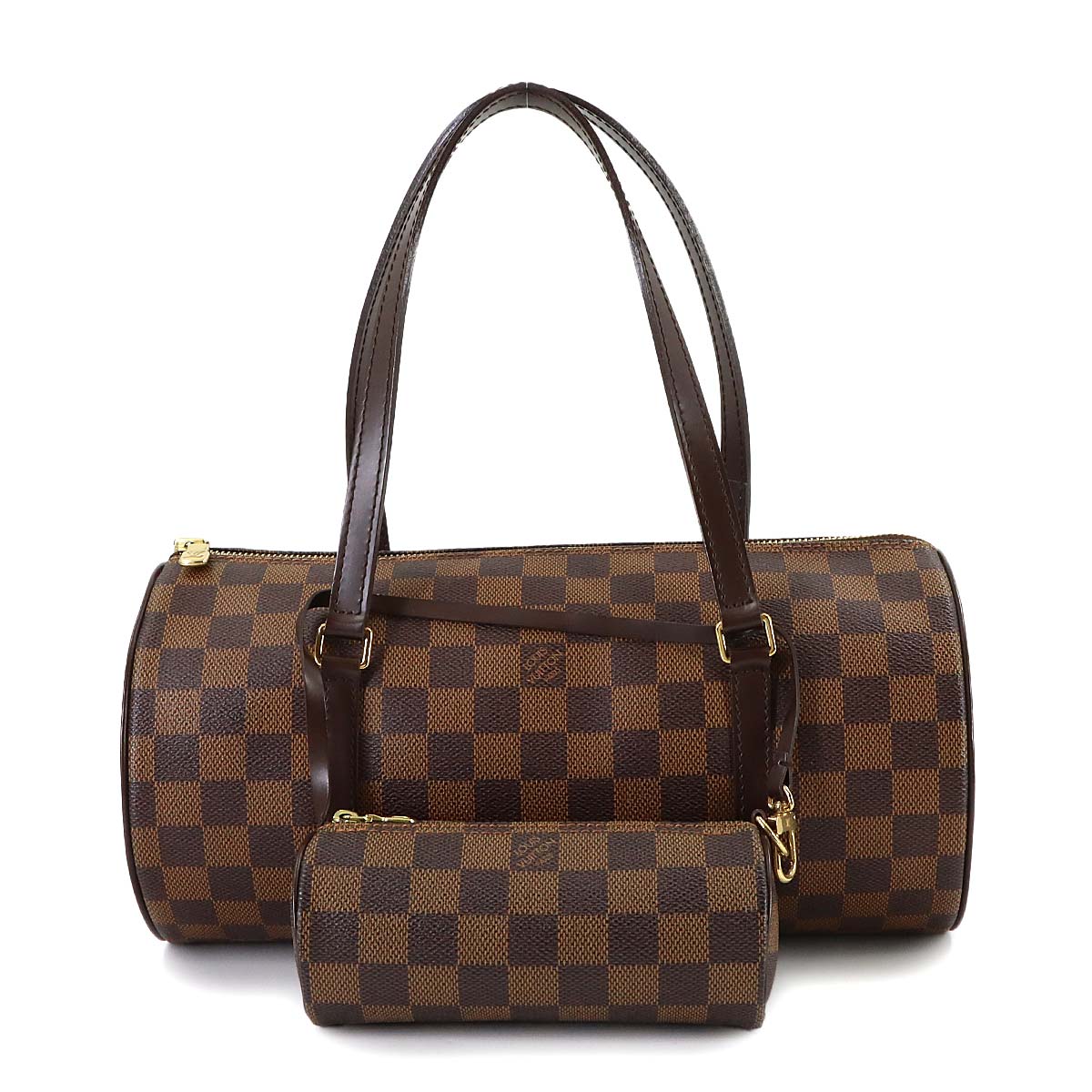 Damier Papillon 30 Hand Bag Ebene N51303 Pouch Purse