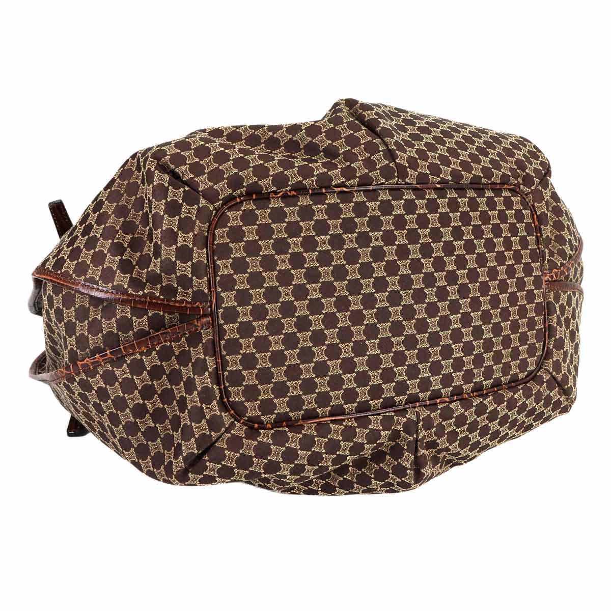 Macadam Tote Bag Canvas Leather Brown Purse