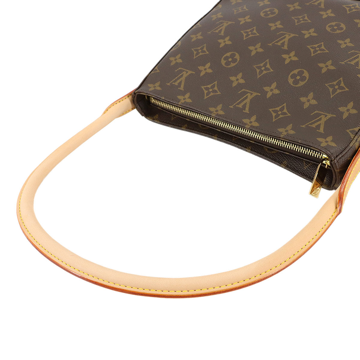 Monogram Looping MM Shoulder Bag Brown M51146 Purse