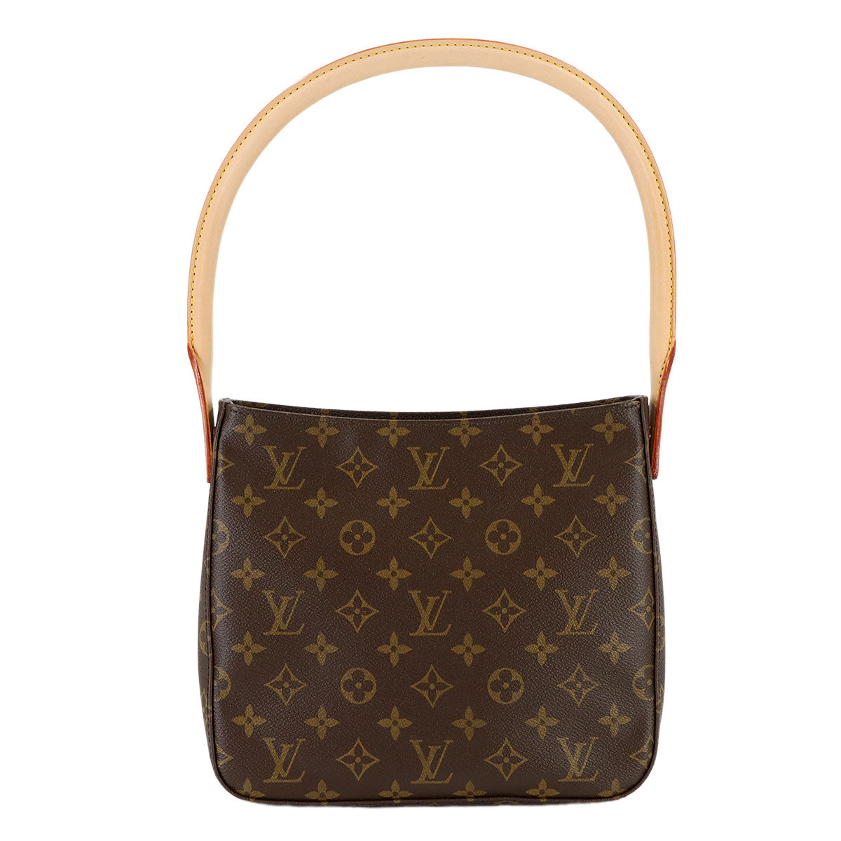 Monogram Looping MM Shoulder Bag Brown M51146 Purse