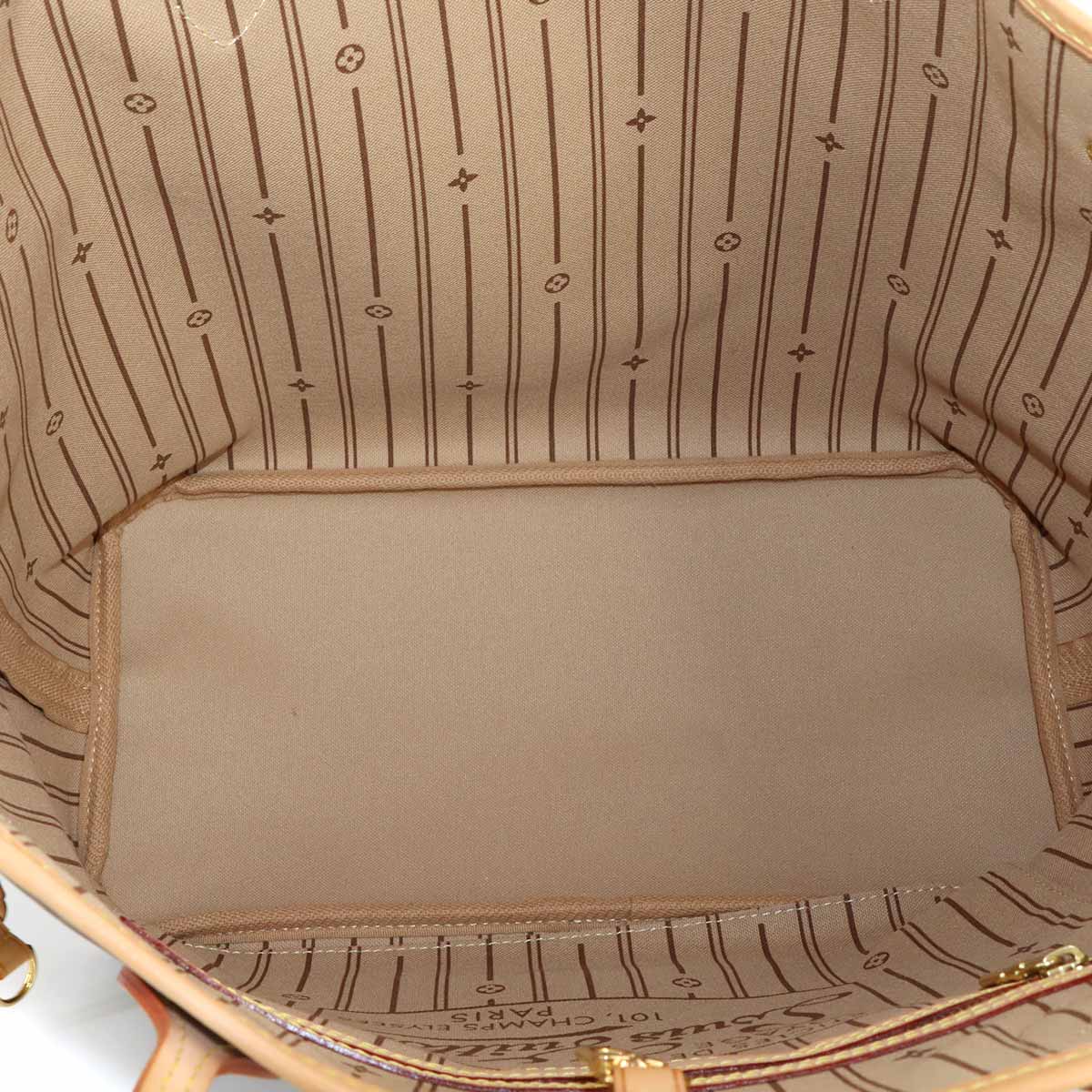 Monogram Neverfull MM Tote Bag Brown Beige M40156 Purse