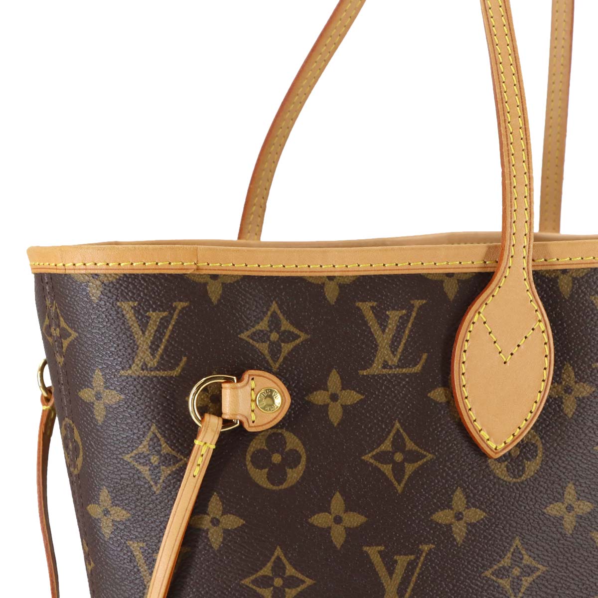 Monogram Neverfull MM Tote Bag Brown Beige M40156 Purse