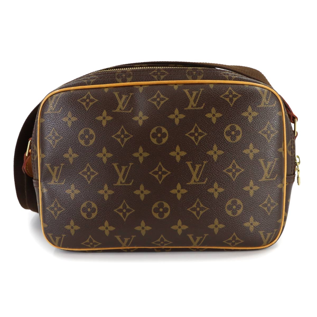 Monogram Reporter PM Shoulder Bag Brown M45254 Purse