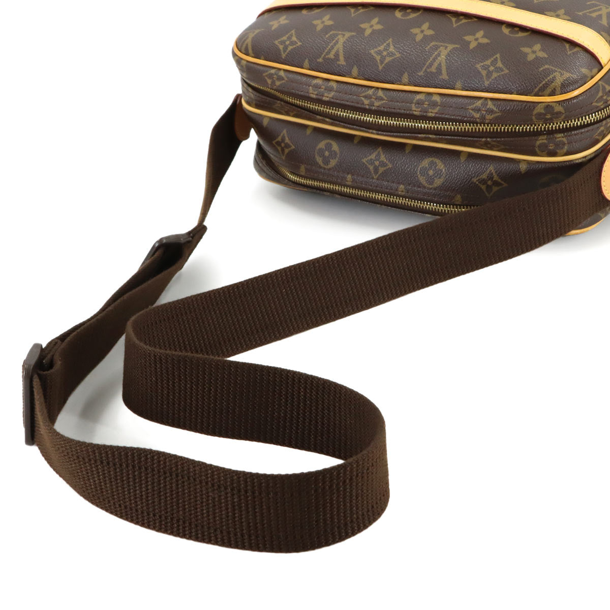 Monogram Reporter PM Shoulder Bag Brown M45254 Purse