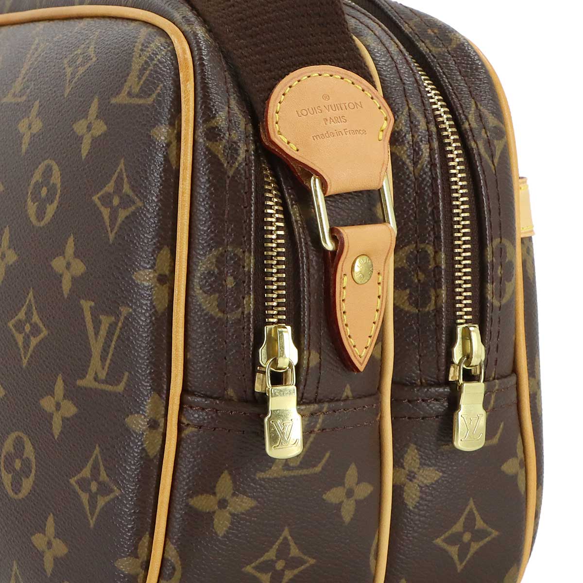 Monogram Reporter PM Shoulder Bag Brown M45254 Purse