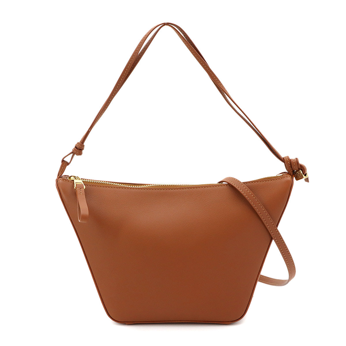 Hammock Hobo Bag Shoulder Bag Mini Leather Tan Brown A538G13X01