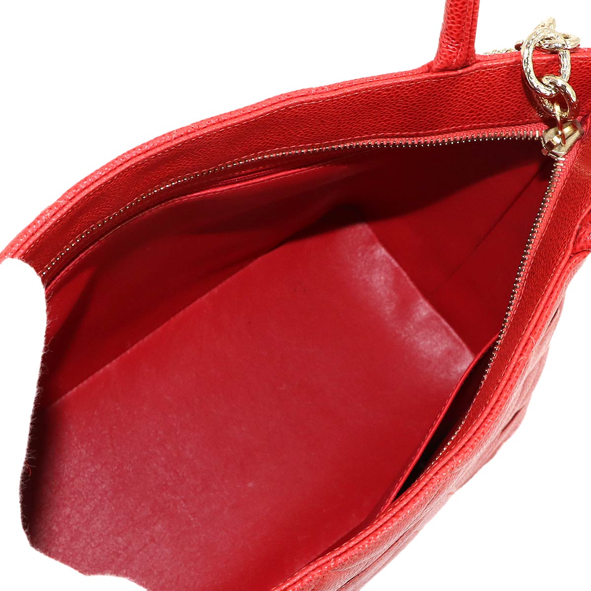 Medallion Tote Bag Leather Red A01804 Coco Logos