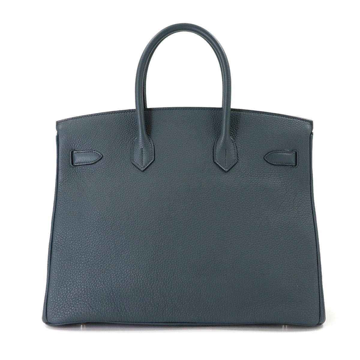 Birkin 35 Togo Bleu Orage Hand Bag Blue Gray