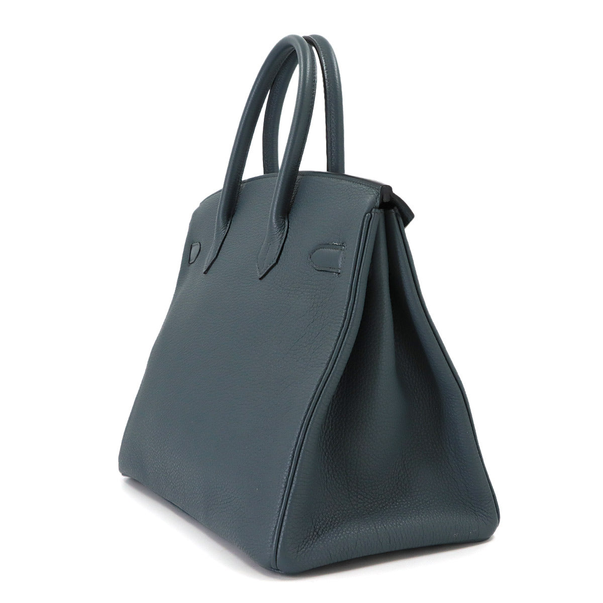 Birkin 35 Togo Bleu Orage Hand Bag Blue Gray