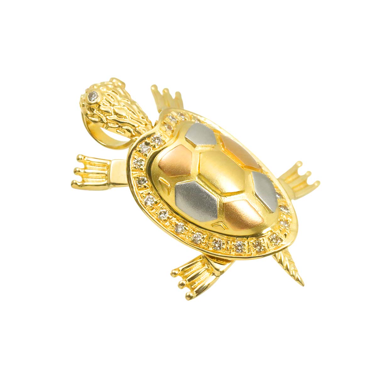 moonstone 0.26ct Pendant 18K 24K YG Pt 750