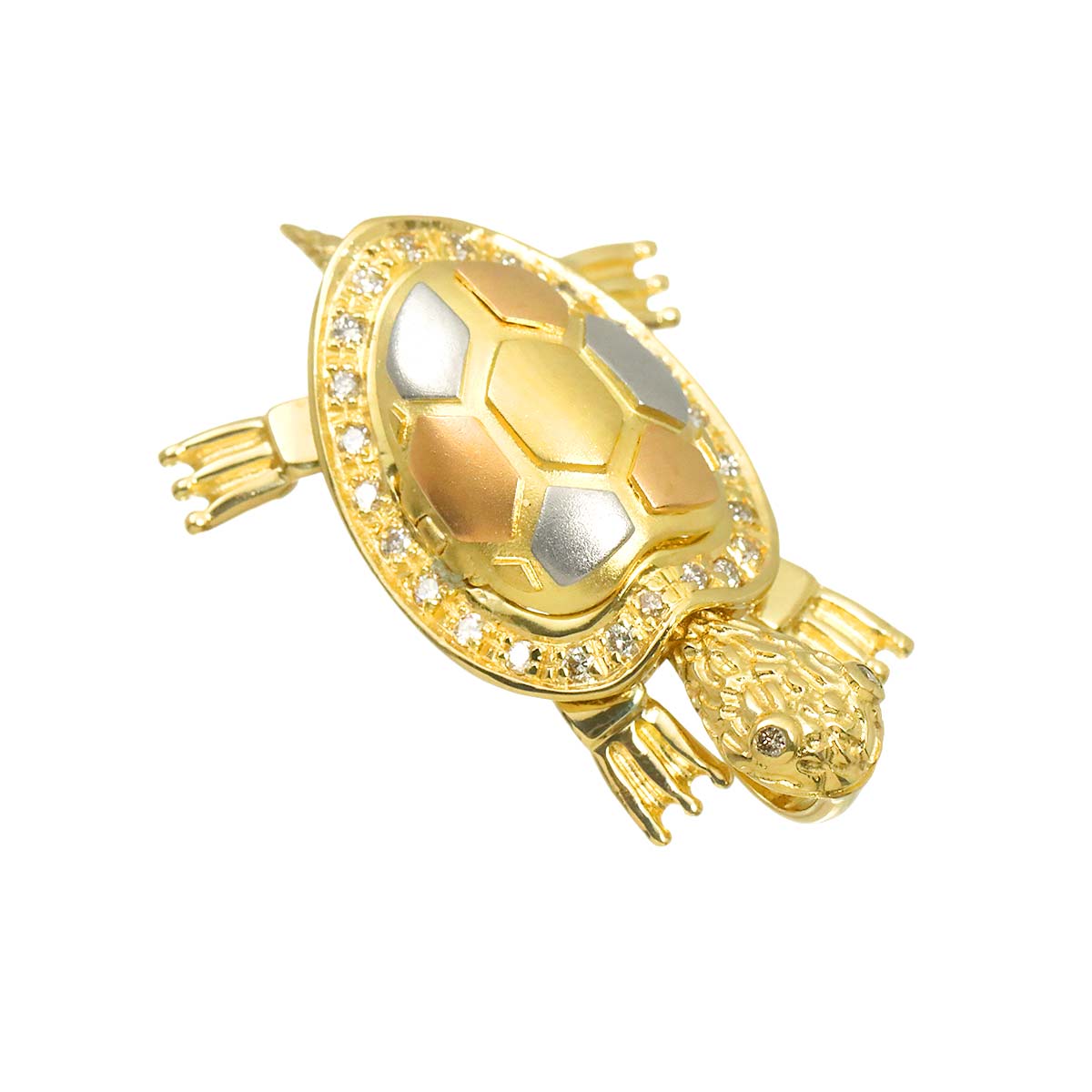 moonstone 0.26ct Pendant 18K 24K YG Pt 750