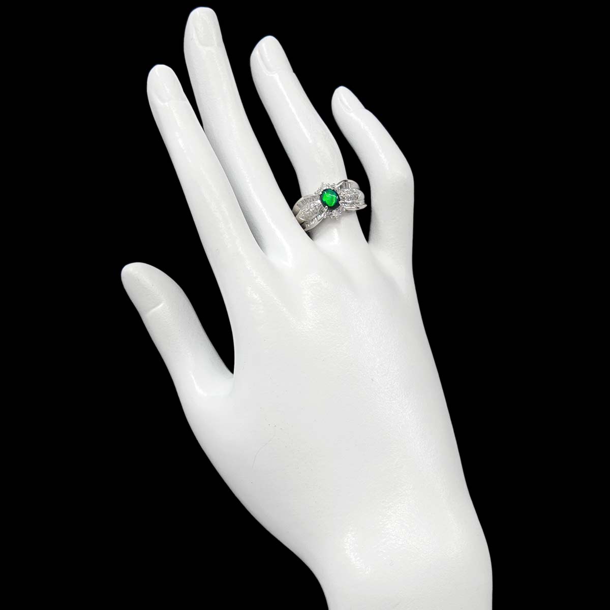 Opal 0.64ct Diamond 0.61ct Ring Pt Platinum size6.5-6.75(US)