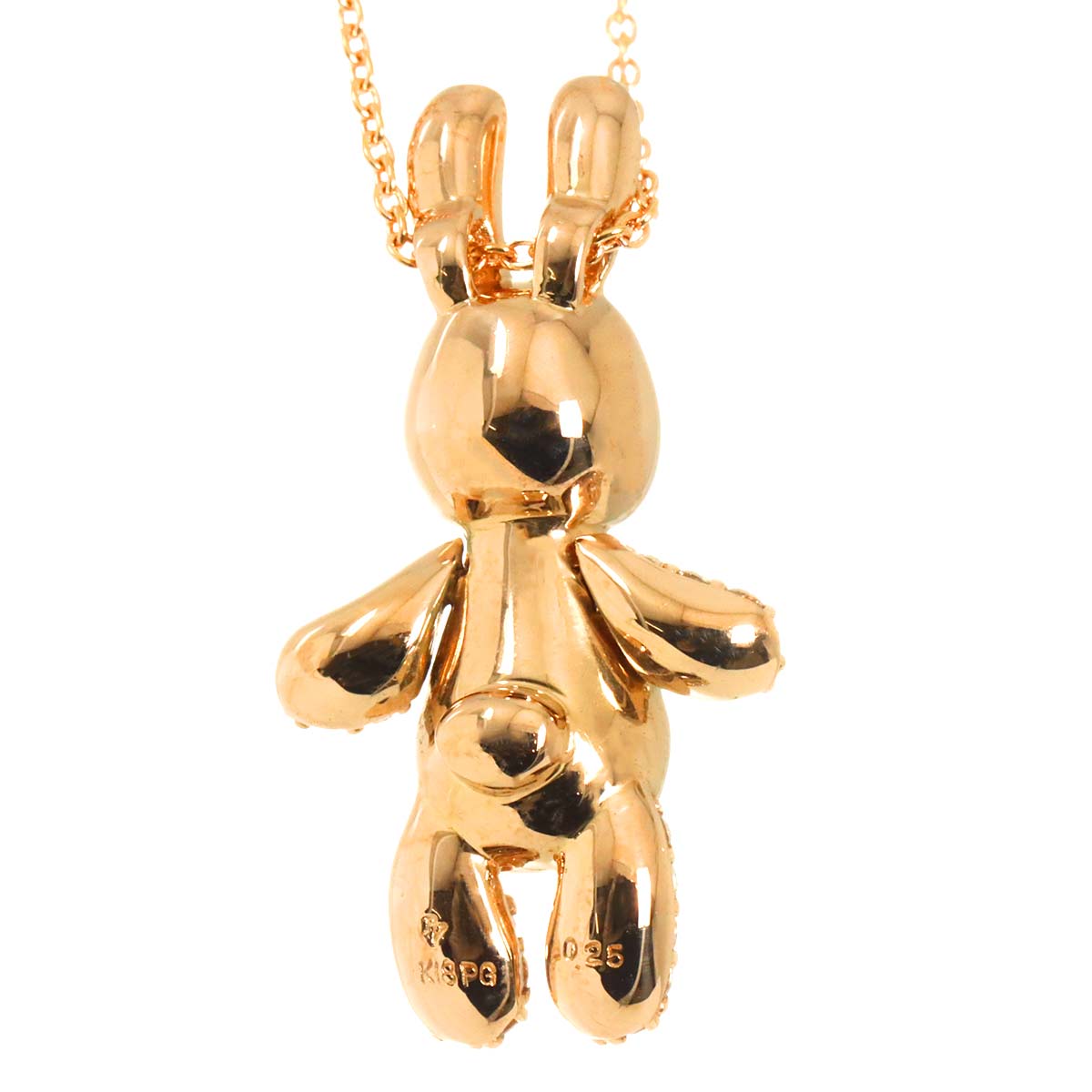 Diamond 0.25ct Necklace 18K PG 750