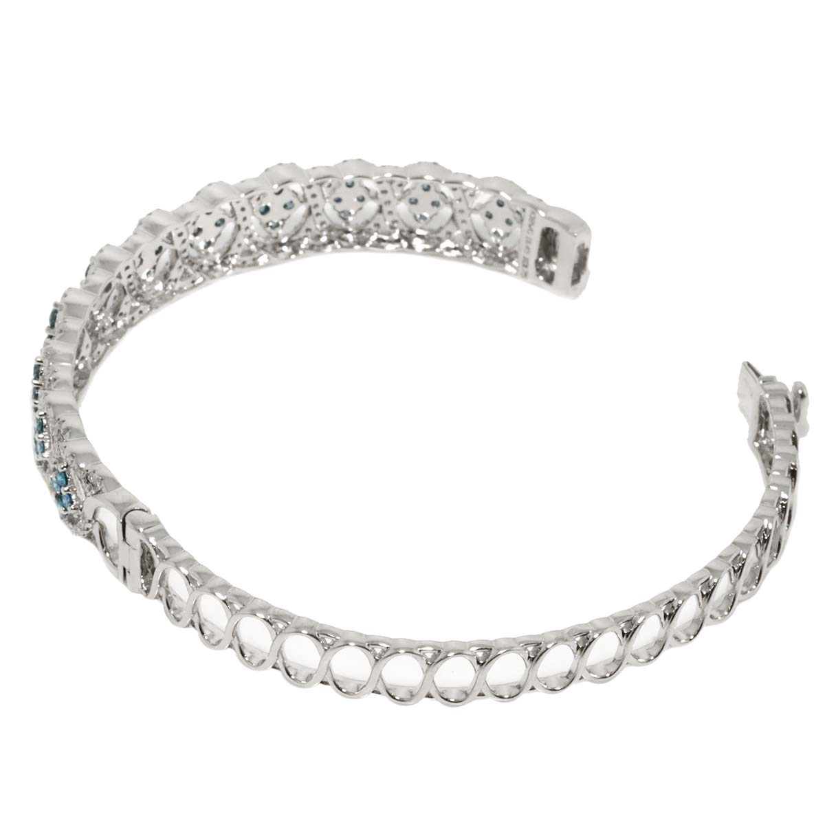 Treat Diamond 1.75ct Diamond 1.45ct Bracelet 18K K18 WG White Gold 750