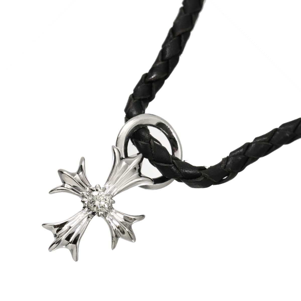Diamond 0.338ct Necklace 18K WG White Gold 750