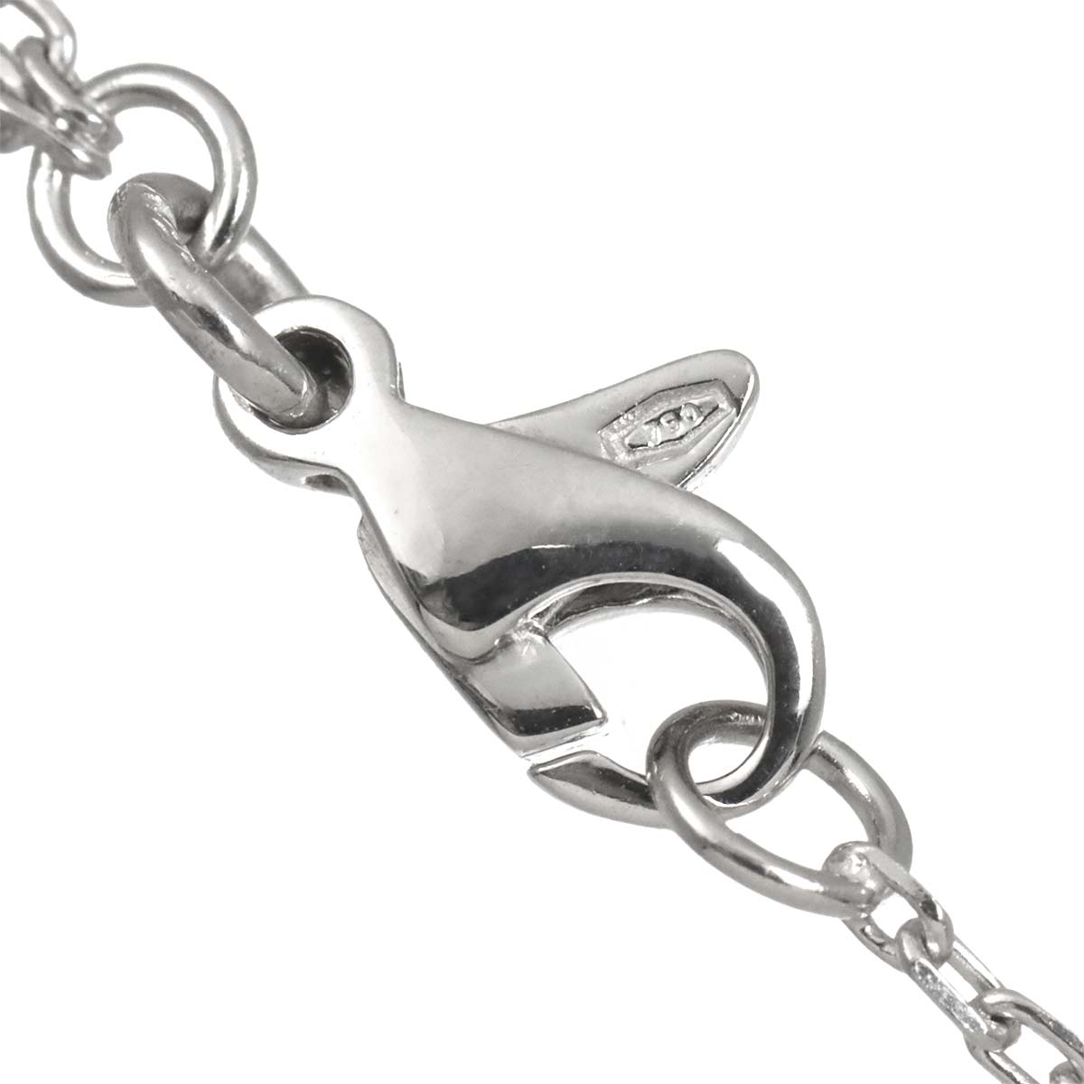 LIENS Diamond Necklace 18K White Pink Gold 750