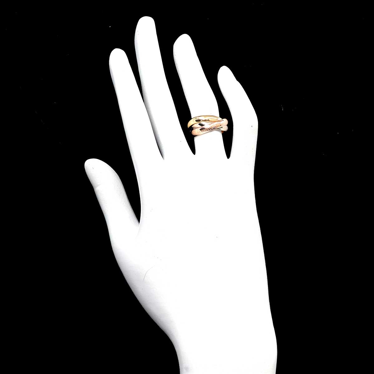 Trinity MM Ring 18K YG WG PG 750 Size50 5-5.25(US)