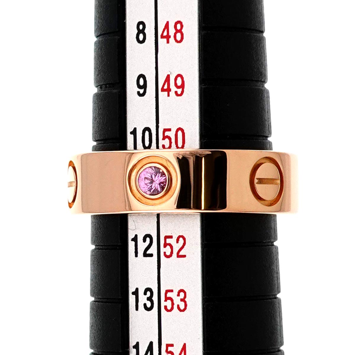 Love Ring Sapphire 18K PG 750 size48 4-4.5(US)