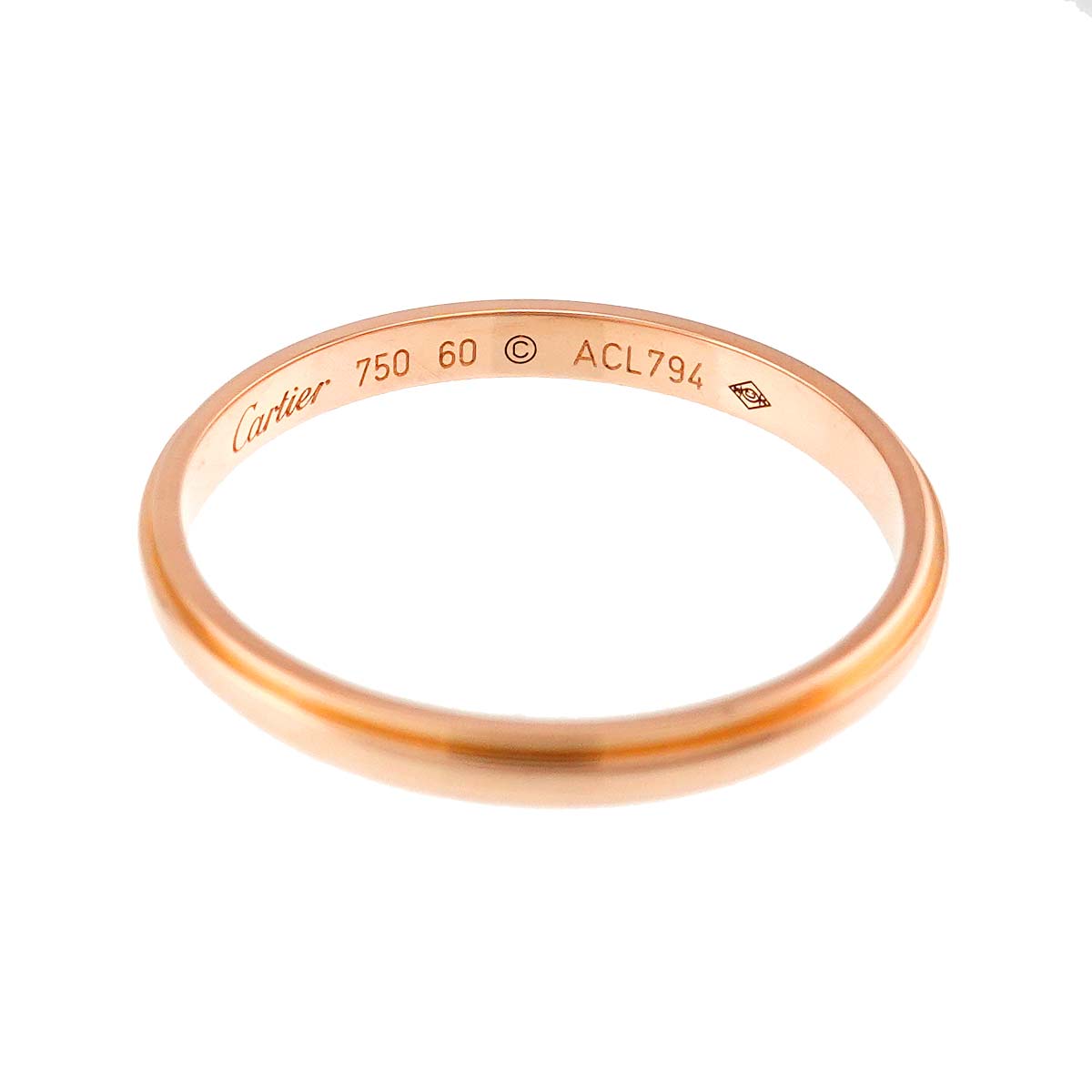 d Amour Diamond Ring 18K PG 750 Size60 8.75-9(US)