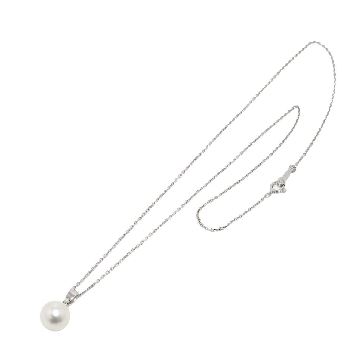 Akoya Pearl 8.4mm Necklace 18K White Gold 750