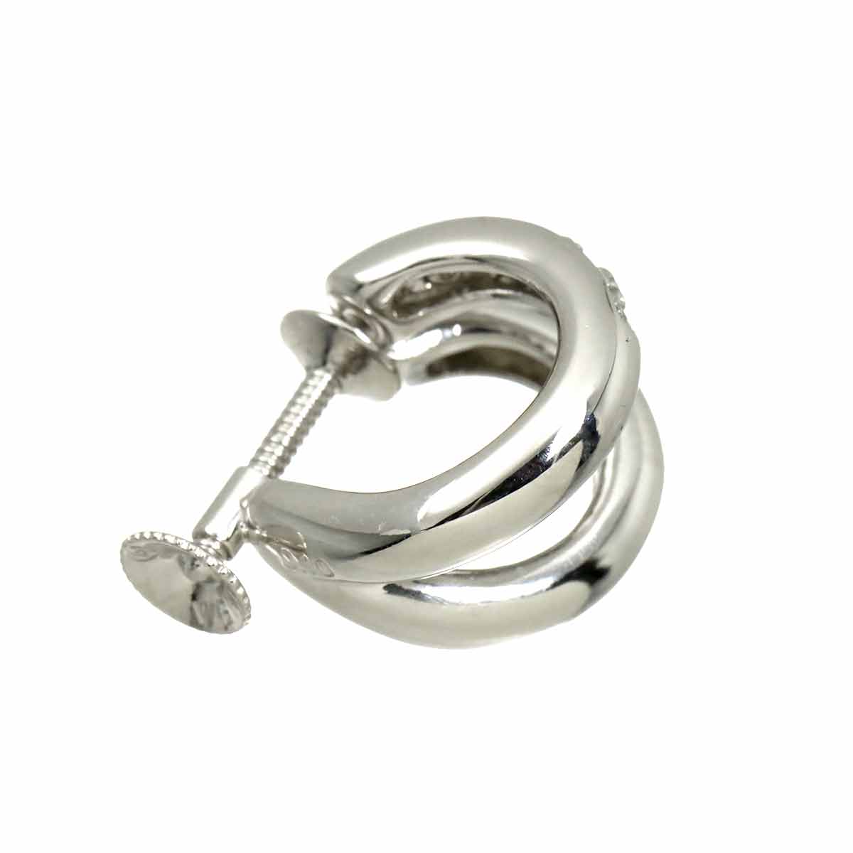 Diamond 0.10ct Earring 18K WG 750 One Piece only