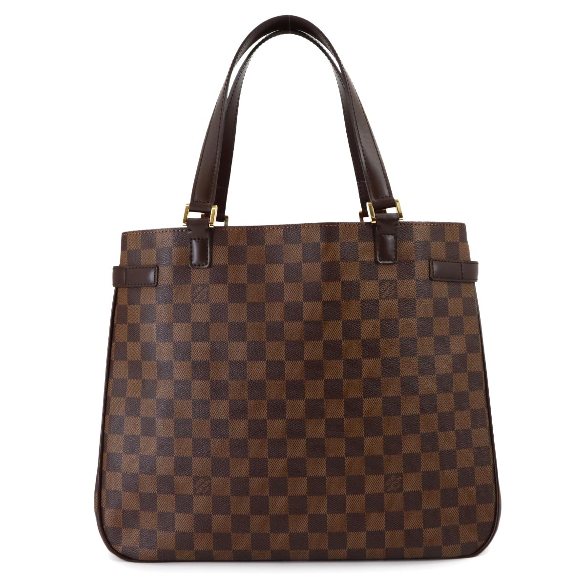 Damier Uzes Tote Bag Ebene Brown N51128 Purse
