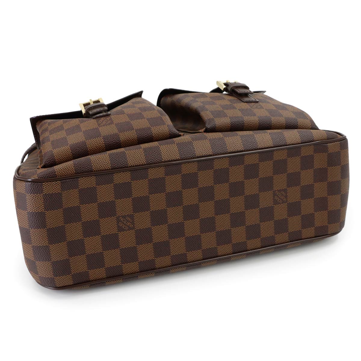 Damier Uzes Tote Bag Ebene Brown N51128 Purse