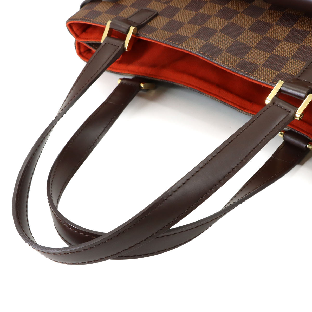 Damier Uzes Tote Bag Ebene Brown N51128 Purse