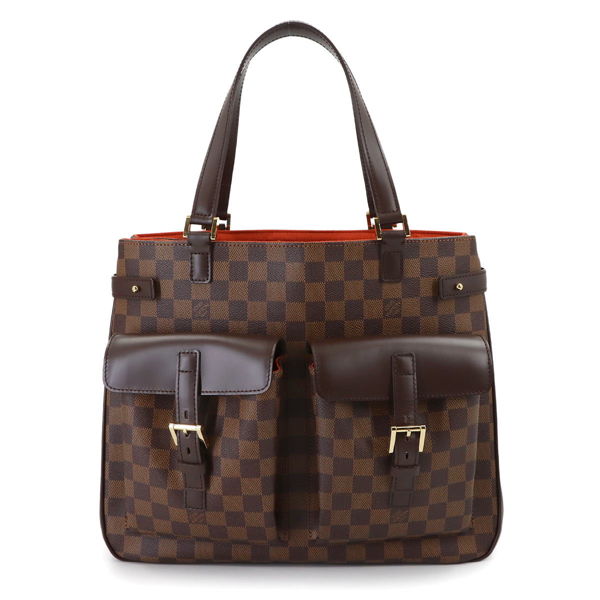 Damier Uzes Tote Bag Ebene Brown N51128 Purse