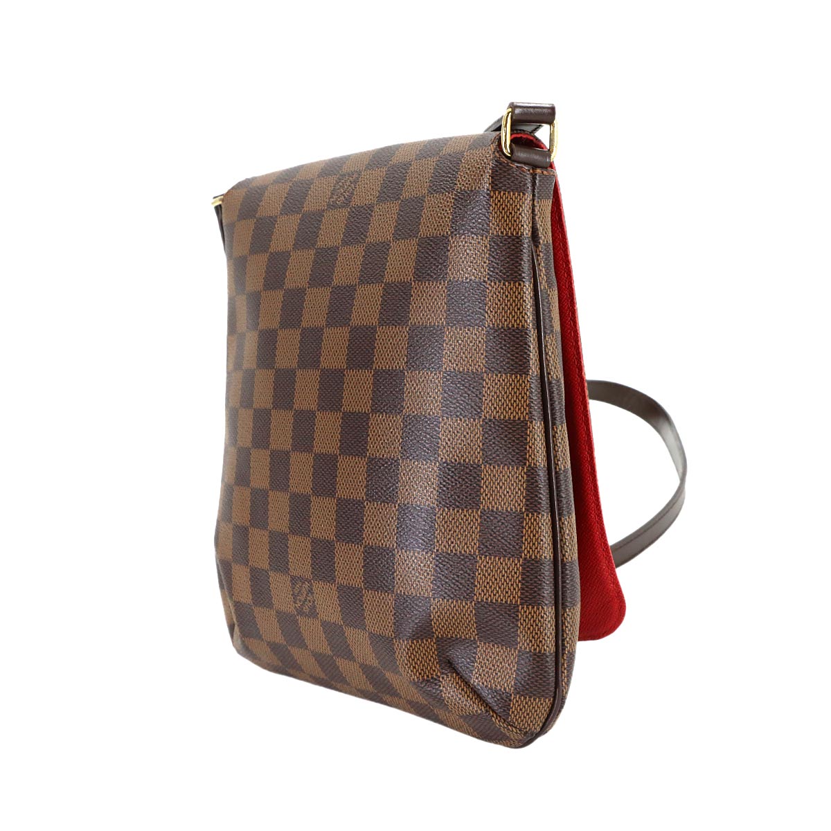 Damier Musette Salsa Long Shoulder Bag Ebene N51300
