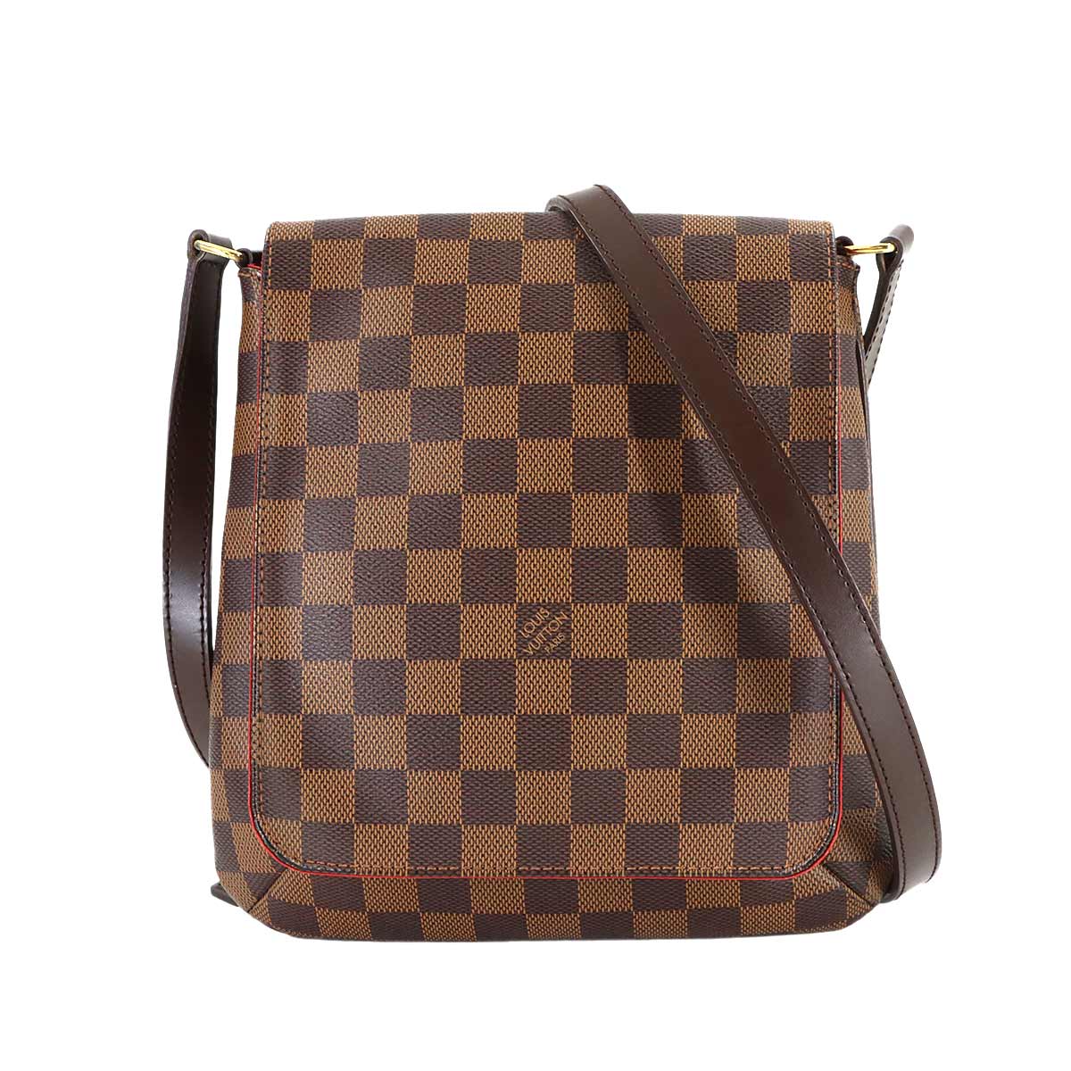 Damier Musette Salsa Long Shoulder Bag Ebene N51300
