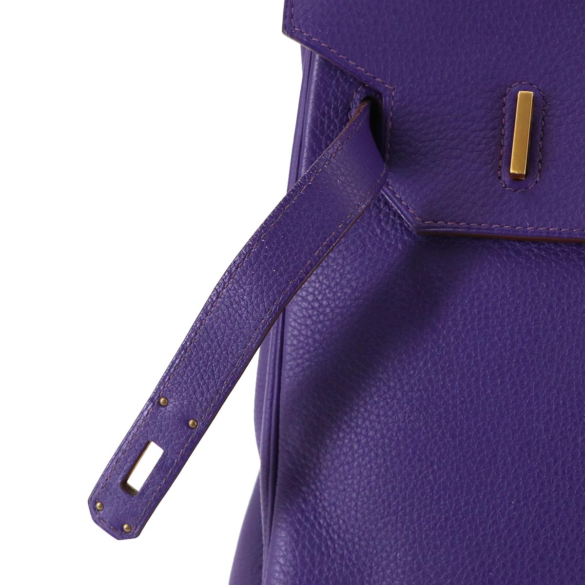 Birkin 35 Veau Togo Iris Hand Bag Purple Purse