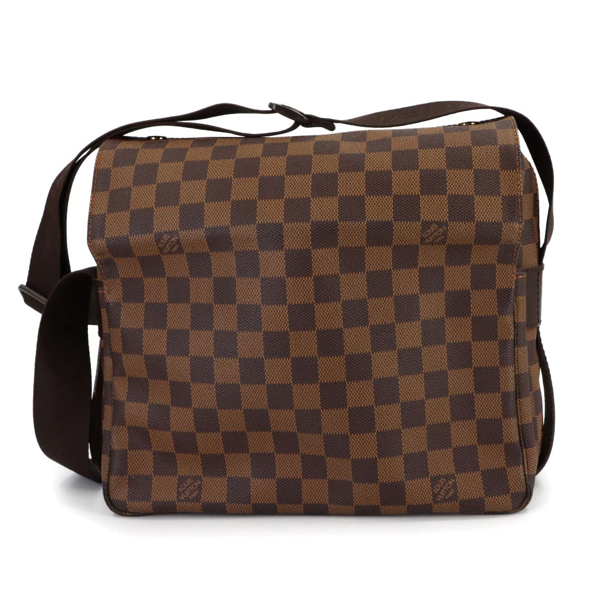 Damier Naviglio Shoulder Bag Ebene N45255 Unisex Purse