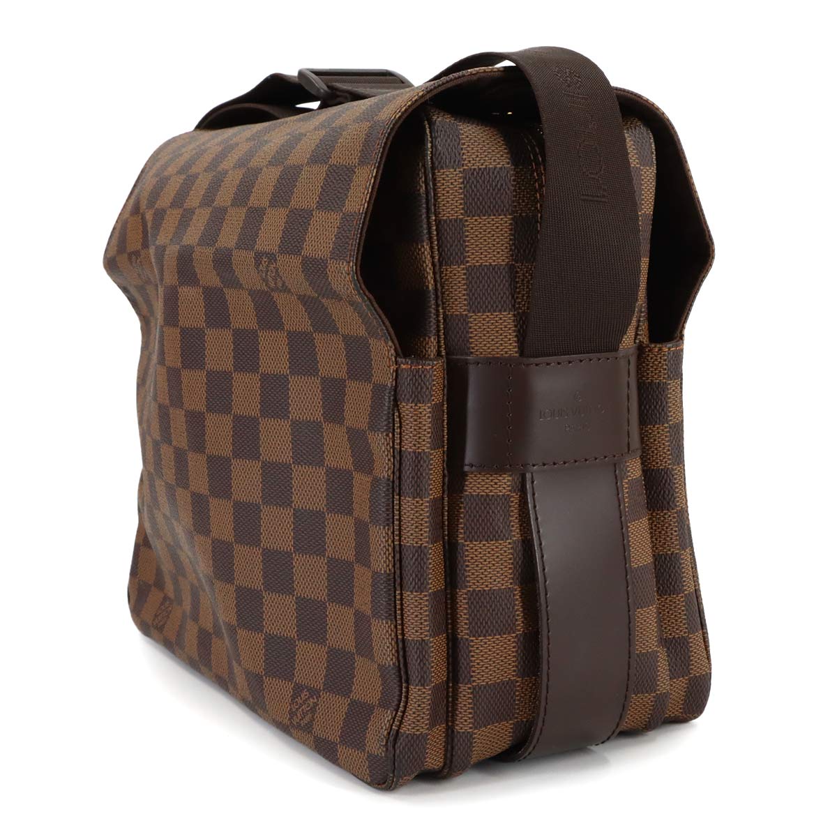 Damier Naviglio Shoulder Bag Ebene N45255 Unisex Purse