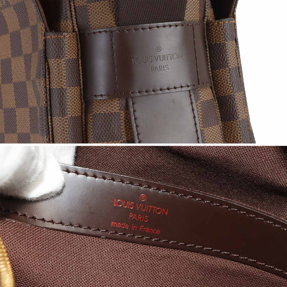 Damier Naviglio Shoulder Bag Ebene N45255 Unisex Purse