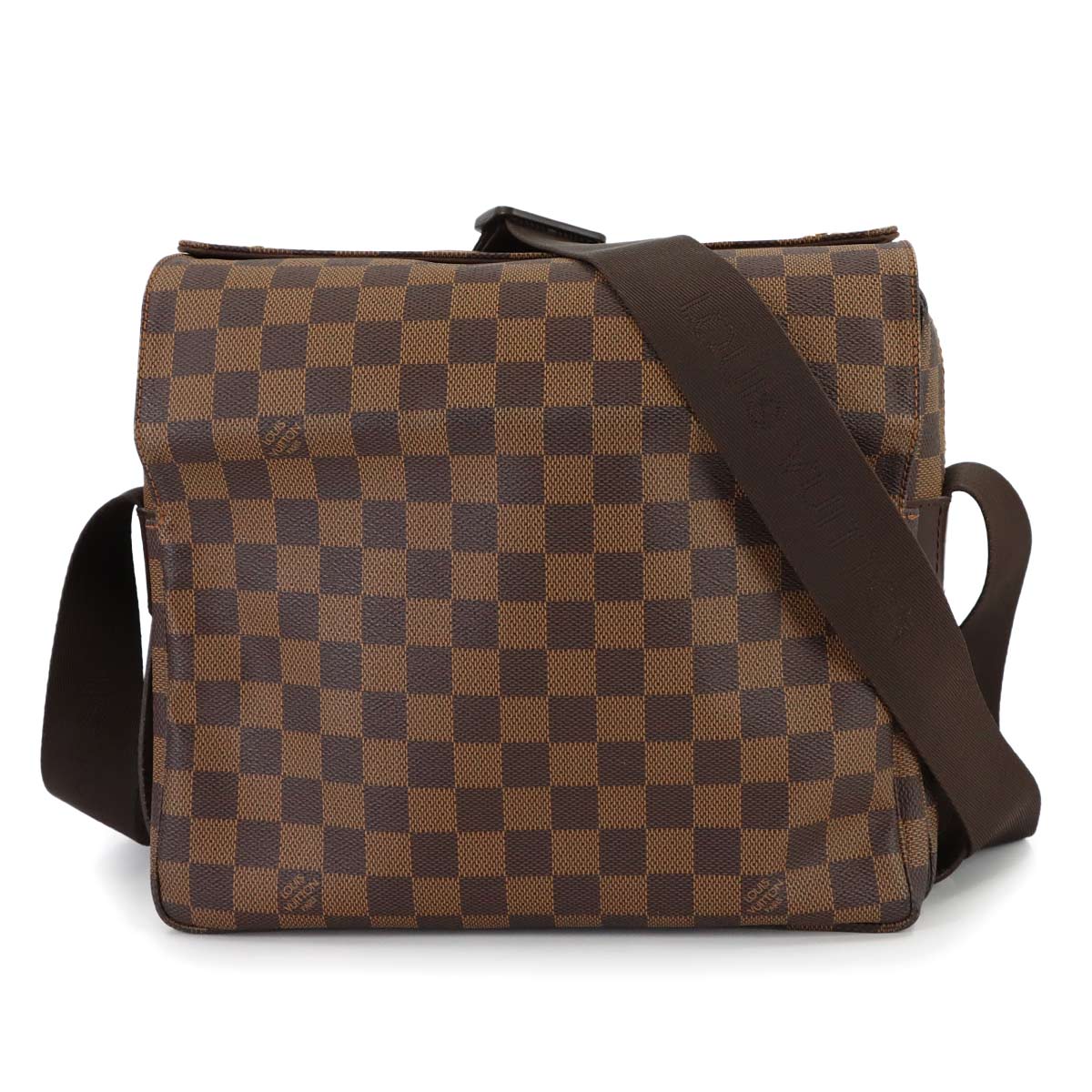 Damier Naviglio Shoulder Bag Ebene N45255 Unisex Purse