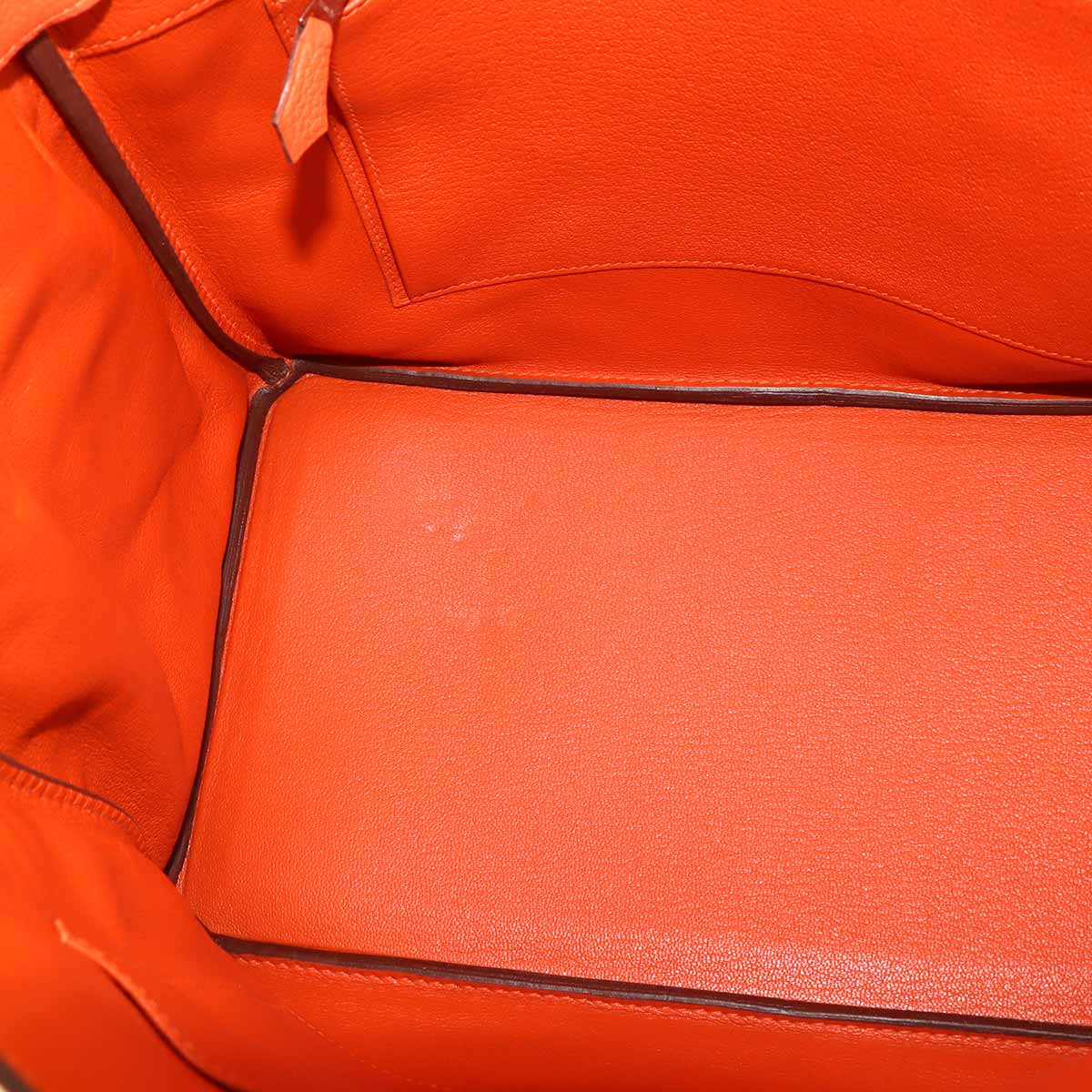 Birkin 35 Togo Feu Orange Hand Bag Purse
