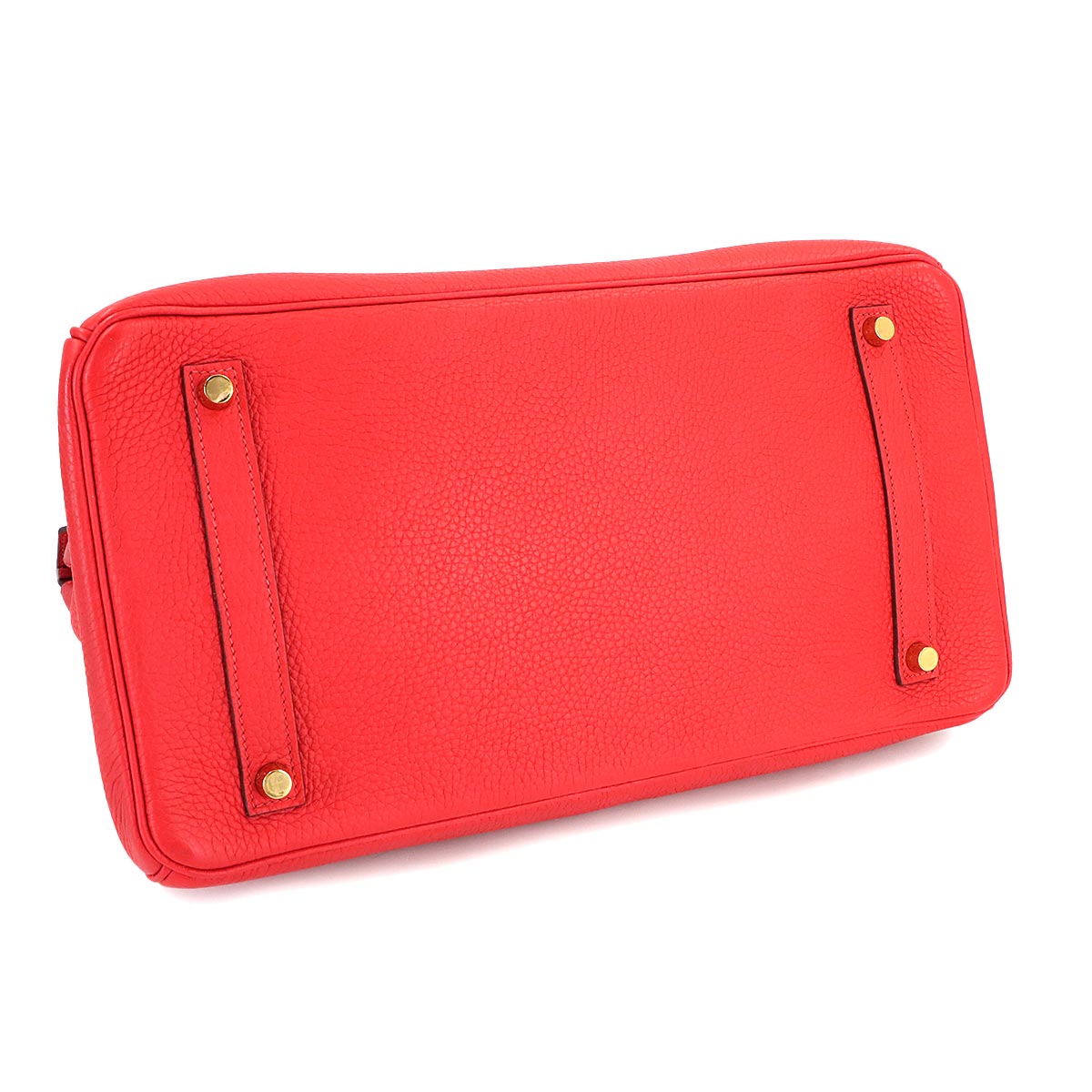 Birkin 35 Togo Rouge Pivoine Hand Bag Red Purse