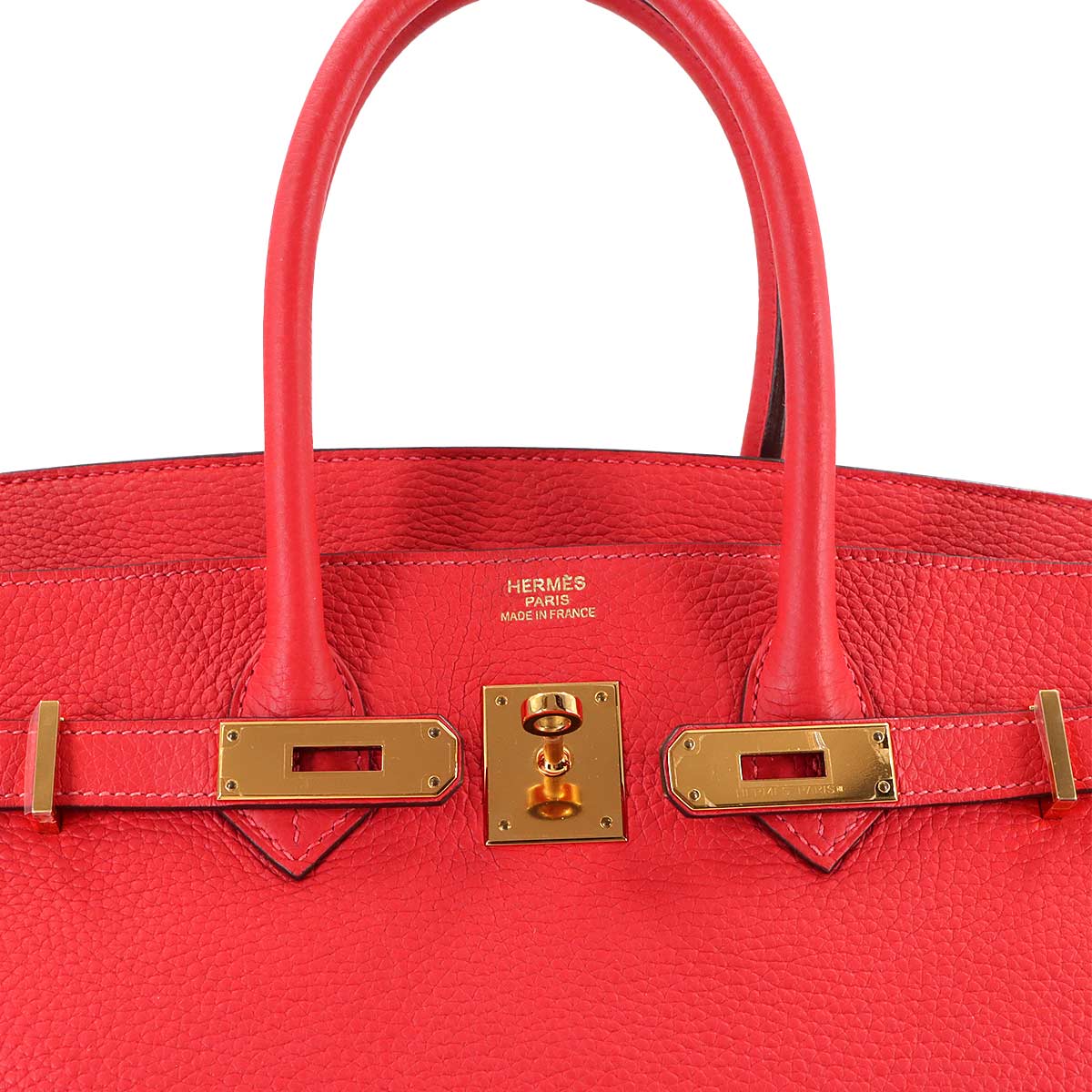 Birkin 35 Togo Rouge Pivoine Hand Bag Red Purse