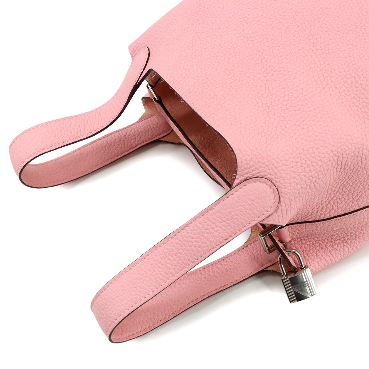 Picotin Lock PM Hand Bag Togo Leather Rose Sakura U