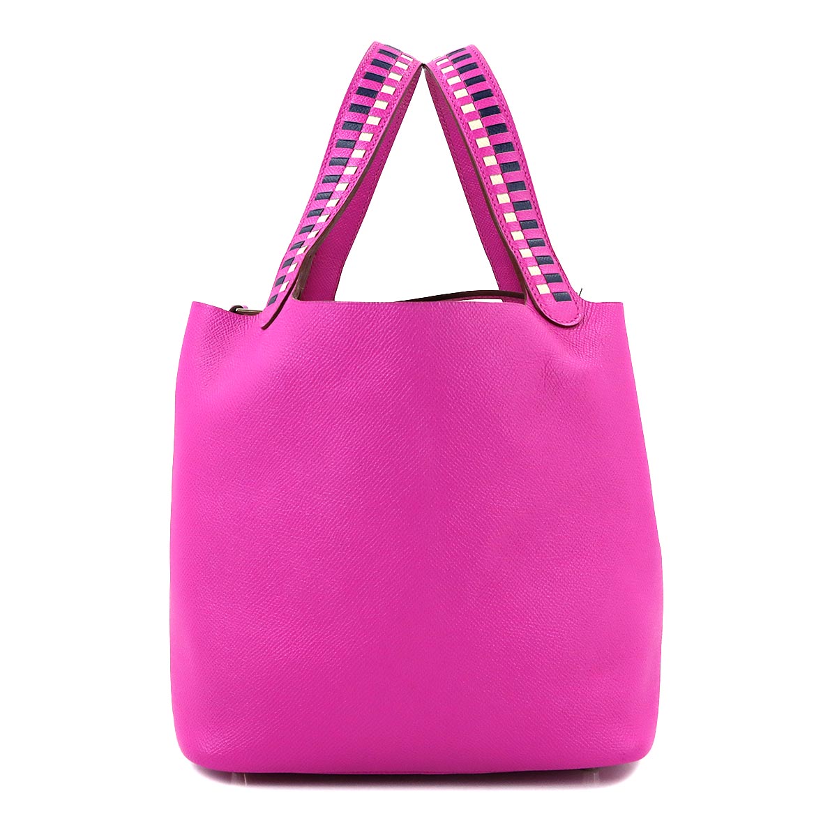 Picotin Lock MM Tressage Hand Bag Epsom Magnolia