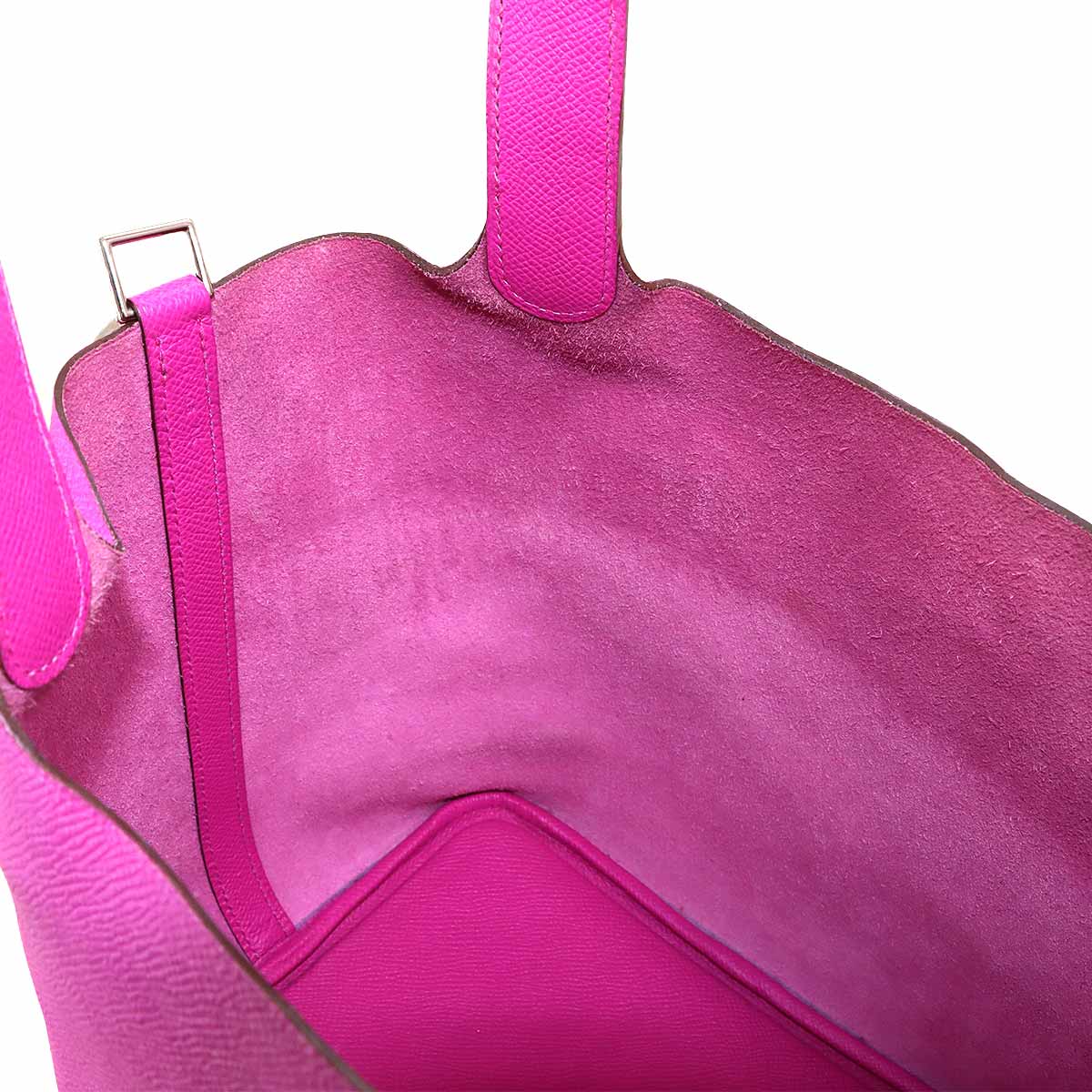 Picotin Lock MM Tressage Hand Bag Epsom Magnolia