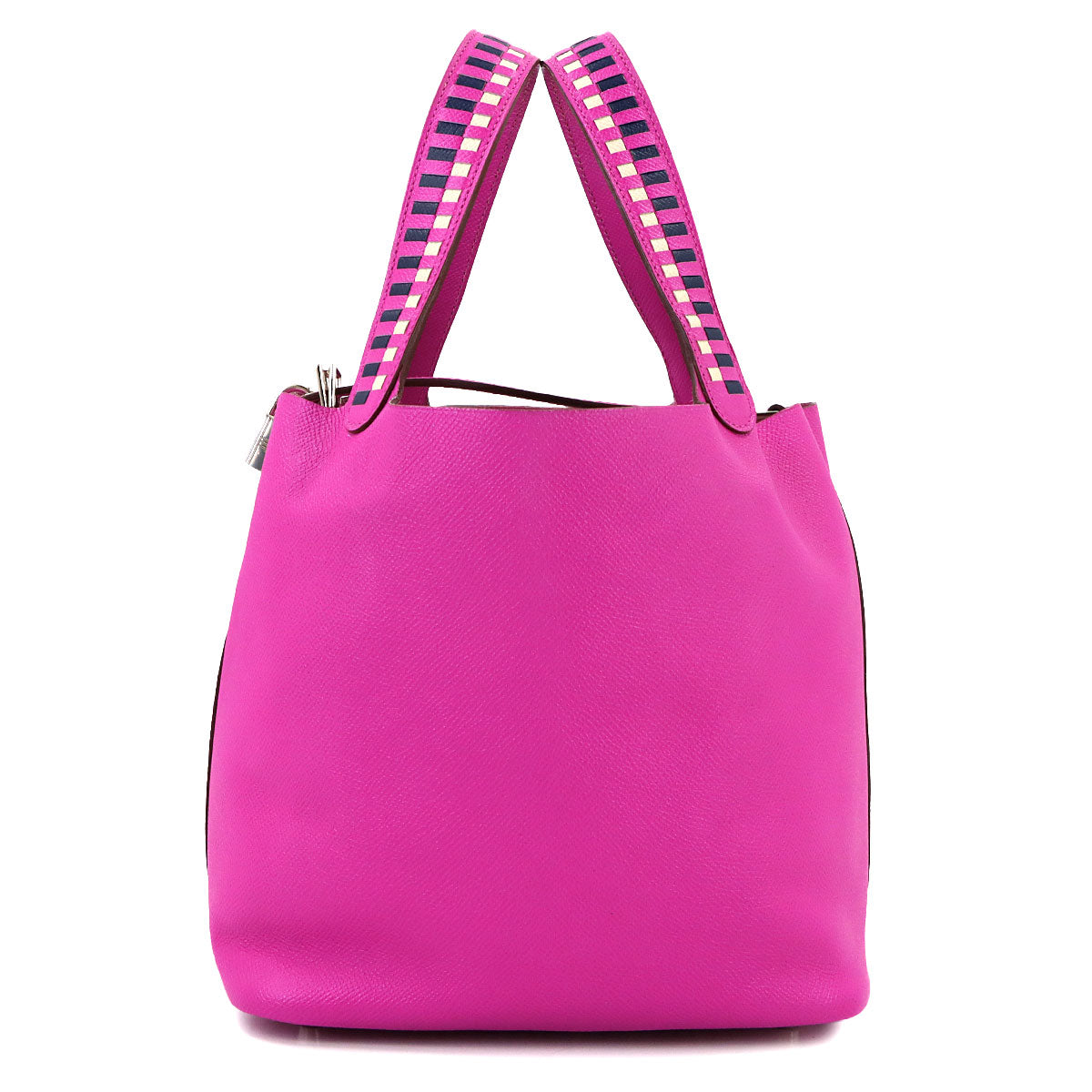 Picotin Lock MM Tressage Hand Bag Epsom Magnolia