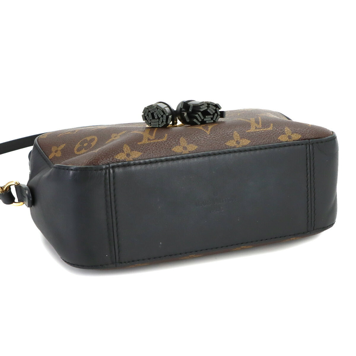 Monogram Saintonge Shoulder Bag Brown Noir M43555 Purse