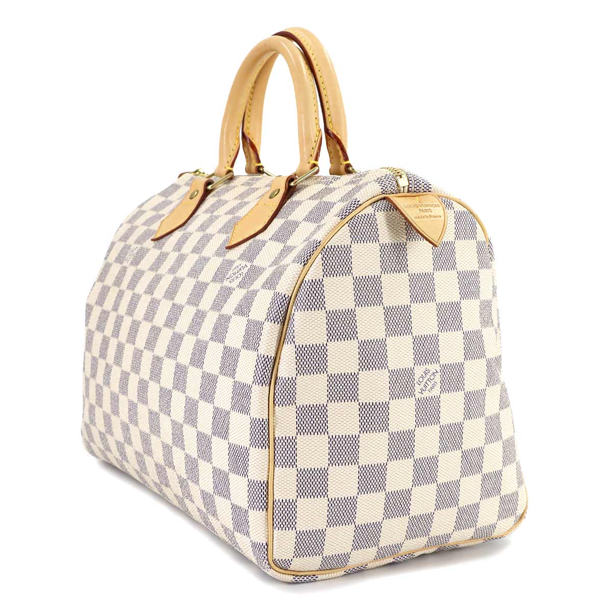 Damier Azur Speedy 30 Hand Bag white N41533 Purse