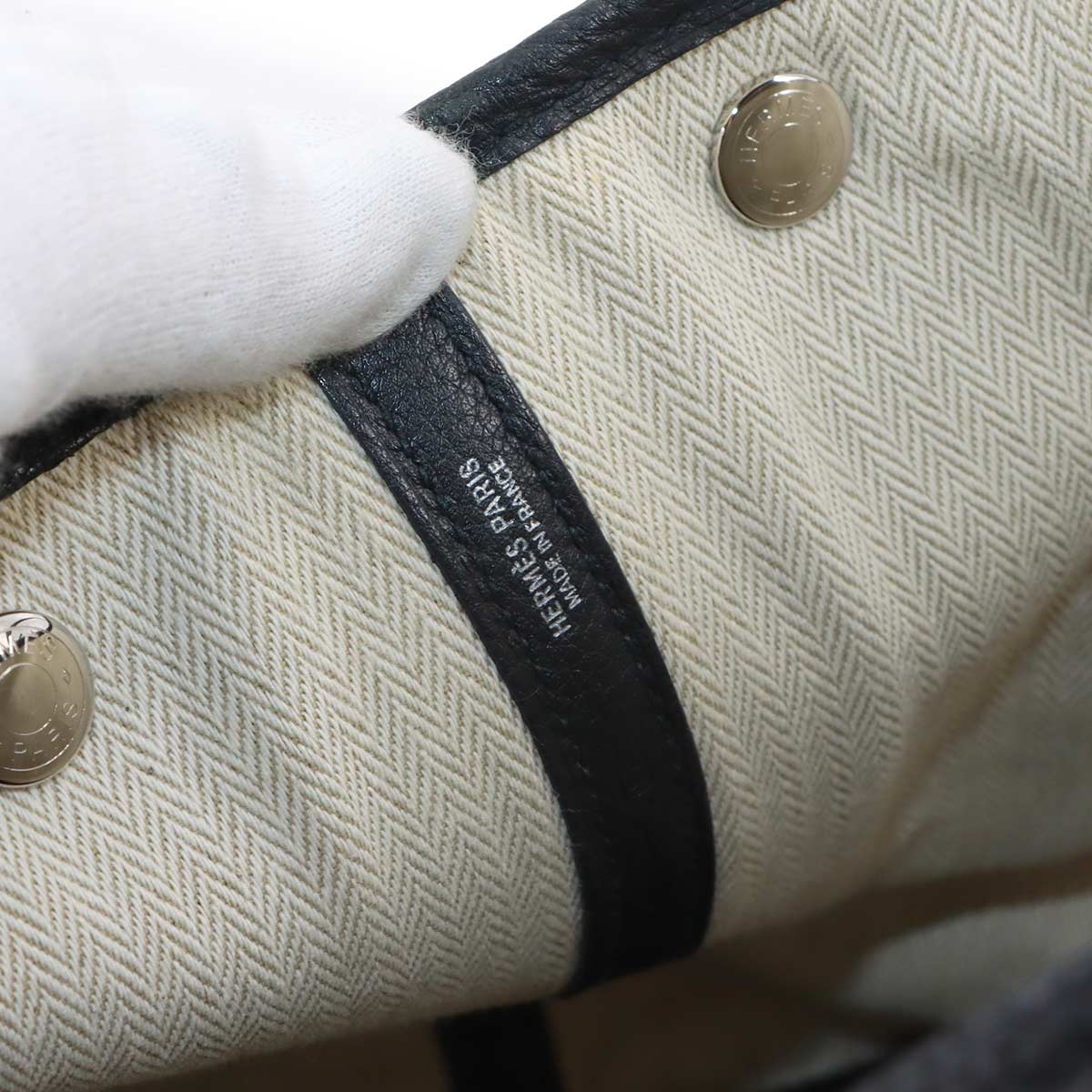 Garden Party 36 PM Tote Bag Negonda Leather Black Purse