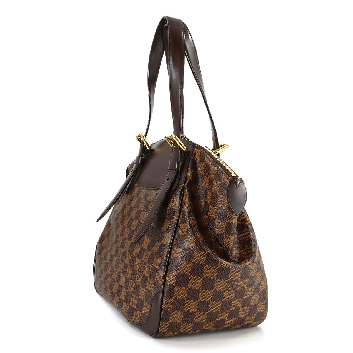 Damier Verona MM Tote Bag Ebene N41118 Purse