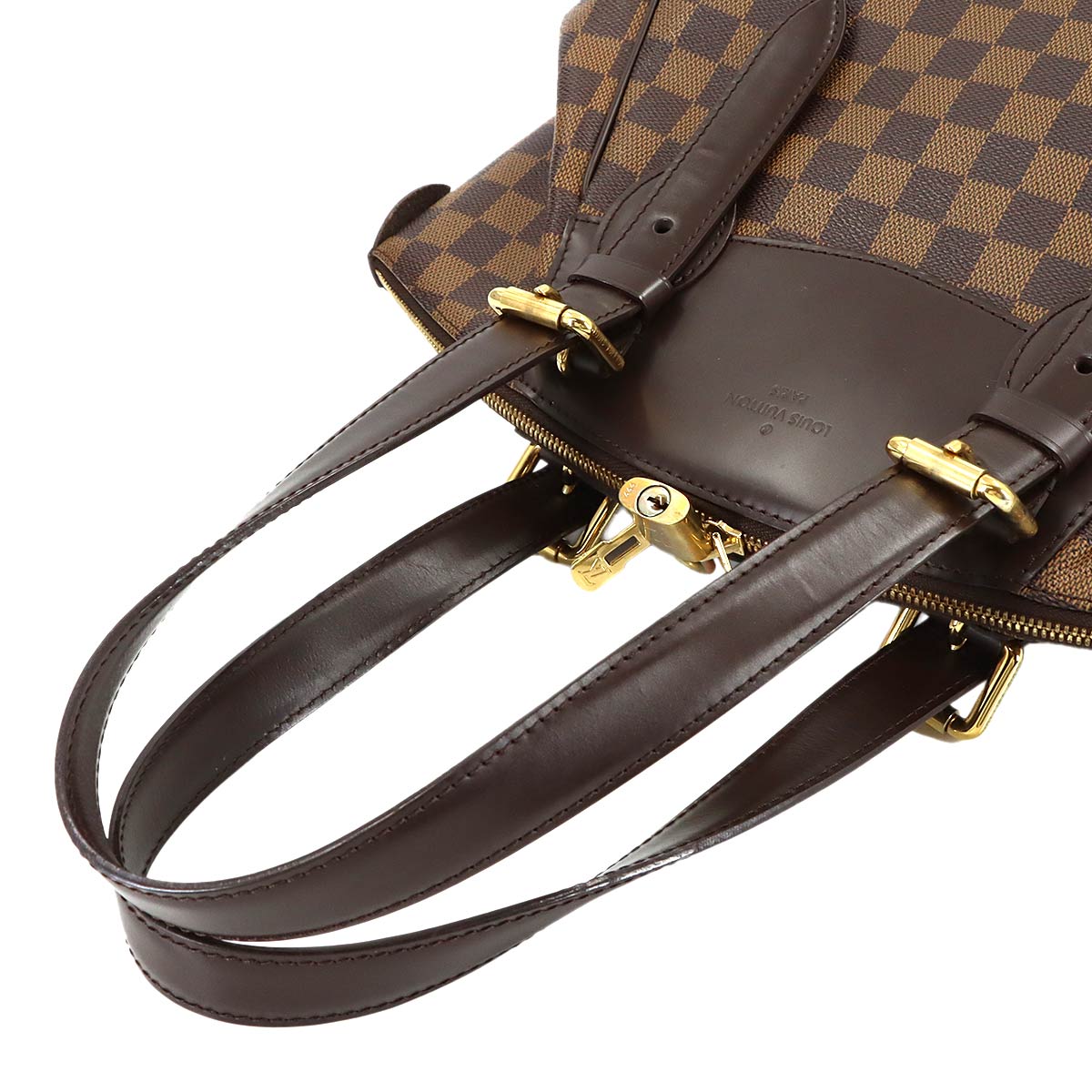 Damier Verona MM Tote Bag Ebene N41118 Purse