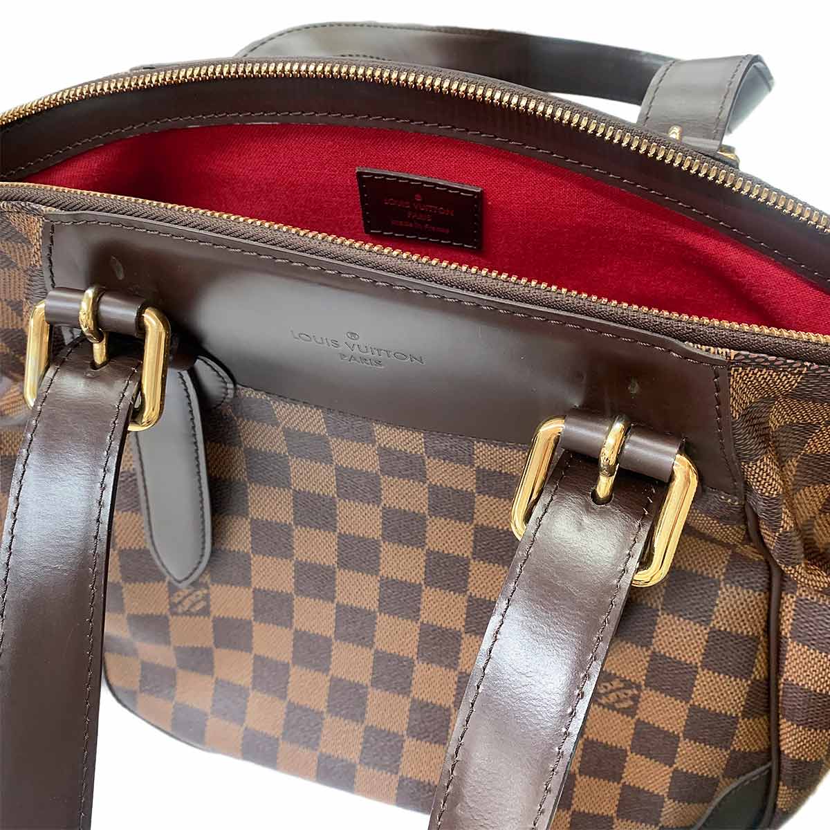 Damier Verona MM Tote Bag Ebene N41118 Purse