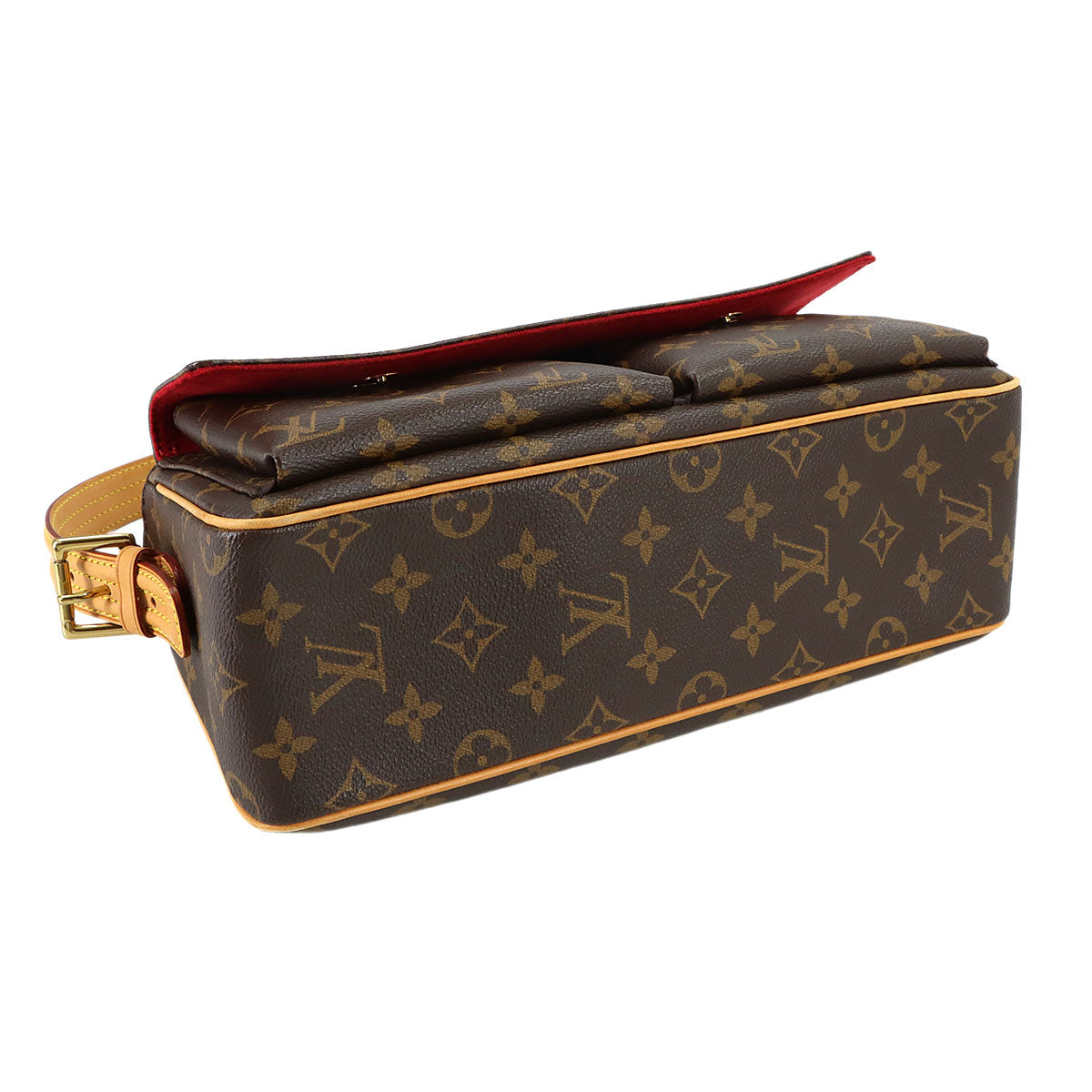 Monogram Viva Cite MM Shoulder Bag Brown M51164 Purse